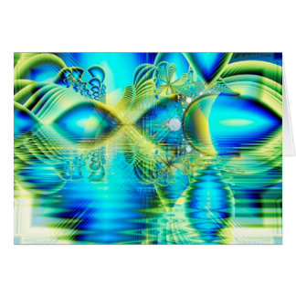 Crystal Limoen Turquoise Heart of Love, Abstract