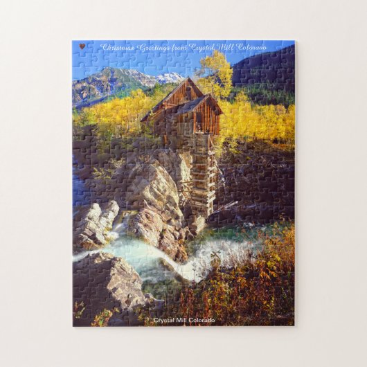 Crystal Mill Colorado. Jigsaw Puzzle (Vertical)