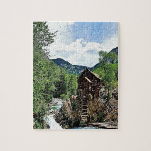 Crystal Mill Colorado Mountain Stream Legpuzzel (Verticaal)