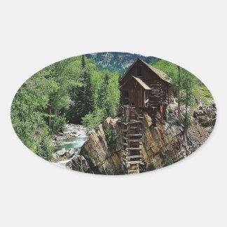 Crystal Mill Colorado Ovale Sticker