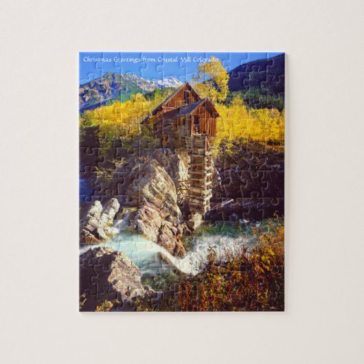 Crystal Mill Colorado. Puzzle (Vertical)