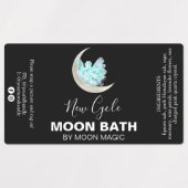 Crystal Moon Bath Soak Spell Labels (Design 2)