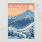 Crystal mountain Washington Ski vacances Carte pos (Devant)