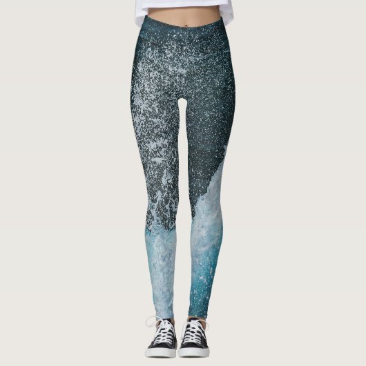 Crystal Ocean Waves Leggings (Voorkant)