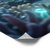 Crystal Octopus Reef Light Poster (Hoek)