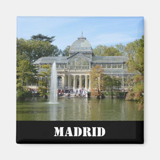 Crystal Palace, Madrid Magnet (Devant)