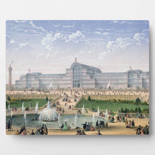 Crystal Palace, Sydenham, c.1862 (kleurenlitho) Fotoplaat (Voorkant)