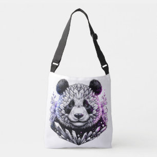 Crystal Panda Fantasy Animal Art Crossbody Tas