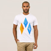 Crystal Pareltjes Mannen T-shirt (Voorkant volledig)
