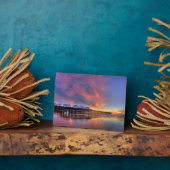 Crystal Pier Sunset Fotoplaat (Zijkant)