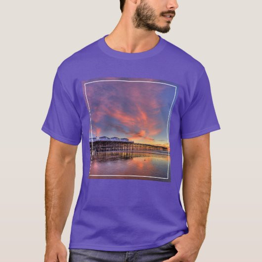 Crystal Pier Sunset T-shirt (Voorkant)