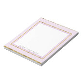 Crystal Pink en Gold Notitieblok 5,5 x 6 inch (Gedraaid)
