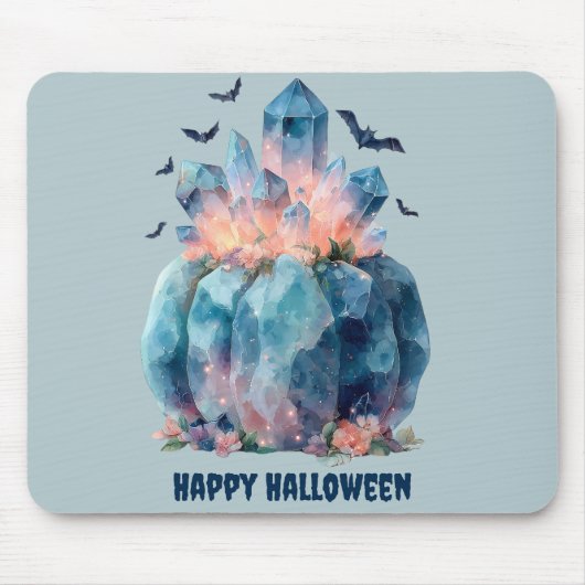 Crystal Pumpkin Halloween Muismat (Voorkant)