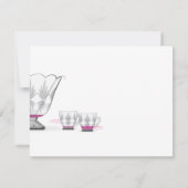 Crystal Punch Bowl Hartelijk dank Bedankkaart (Achterkant)