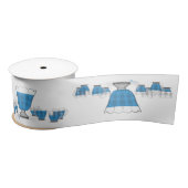 Crystal Punch Bowl Satin Ribbon Lint (Spoel)