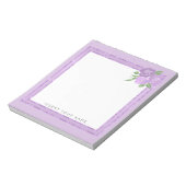 Crystal Purple et Bloc-notes Rose 5,5 pouces x 6 p (Tourné)