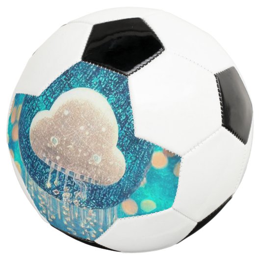 Crystal Rain Cloud Voetbal (Drie kwart)