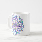 Crystal Rainbow Mandala Koffiemok (Voorkant links)