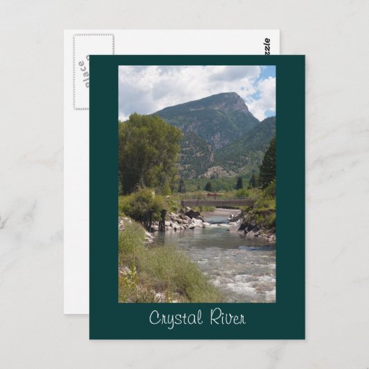 Crystal River Post Card Briefkaart (Voorkant / Achterkant)