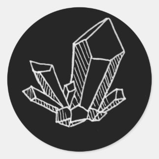 Crystal Ronde Sticker