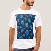 "Crystal Shine - Design de T-shirt Gem sans coutur (Devant)