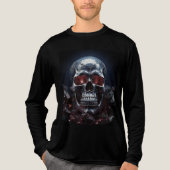 Crystal Skull met Ruby Red Eyes T-Shirt (Voorkant volledig)