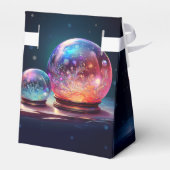 Crystal Snowballs Christmas Holiday Gift Box Bedankdoosjes (Achterkant)