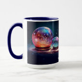 Crystal Snowballs Christmas Holiday Mug (Gauche)