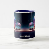 Crystal Snowballs Christmas Holiday Mug Mok (Midden)