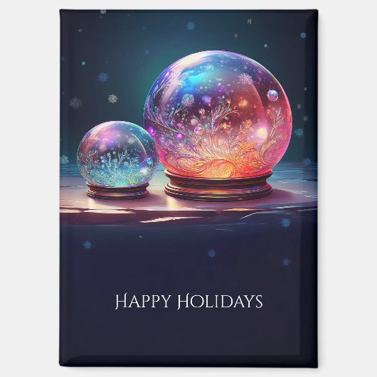 Crystal Snowballs Holiday Magnet (Recto)