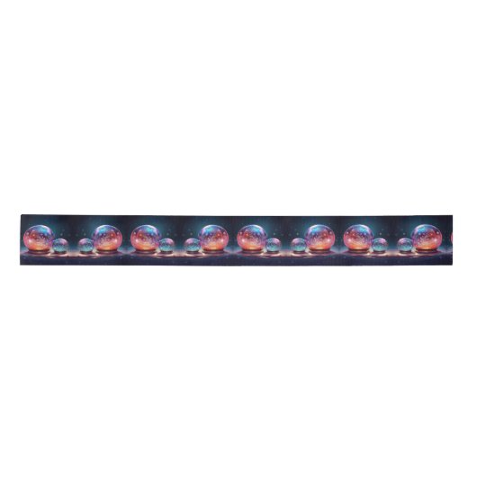 Crystal Snowballs Holiday Satin Ribbon Lint (Voorkant)