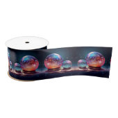 Crystal Snowballs Holiday Satin Ribbon Lint (Spoel)