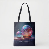 Crystal Snowballs Holiday Tote Bag (Devant)