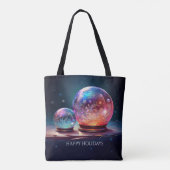 Crystal Snowballs Holiday Tote Bag (Dos)