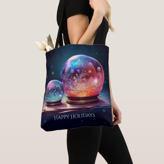 Crystal Snowballs Holiday Tote Bag (De près)