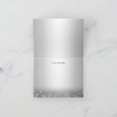 Crystal Snowflake Carte de remerciements d'hiver e (Intérieur)