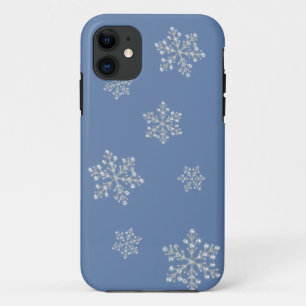 Crystal Snowflake iPhone 5 Hoesje (blauw)