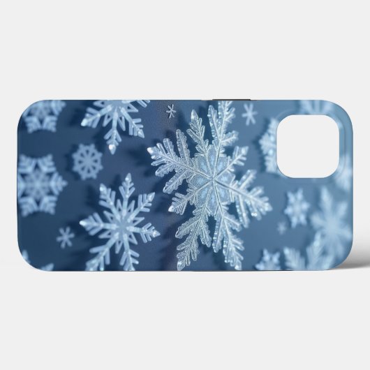 Crystal Snowflake iPhone Case (Achterkant (horizontaal))