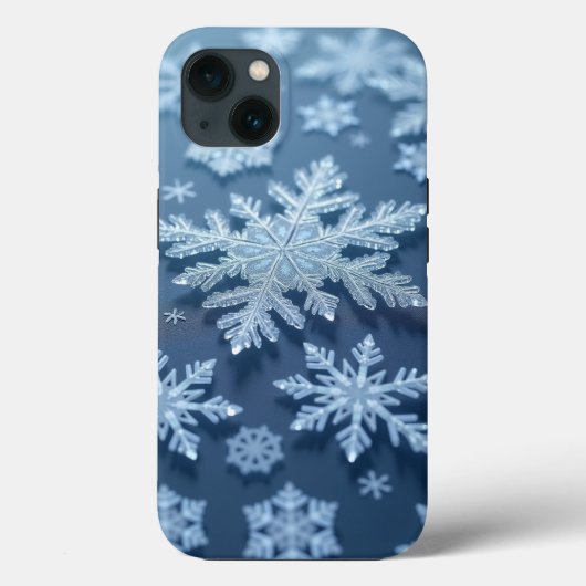 Crystal Snowflake iPhone Case (Achterkant)