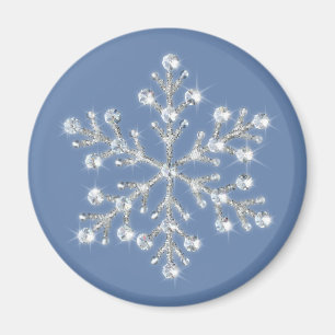 Crystal Snowflake Magnet Magneet