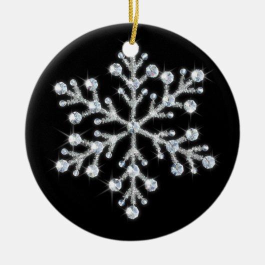 Crystal Snowflake Ornament (Voorkant)