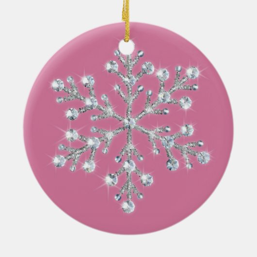Crystal Snowflake Ornament (Achterkant)