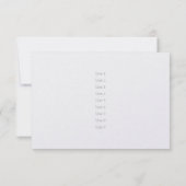 Crystal Snowflake Response Kaart (Achterkant)