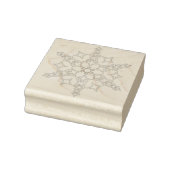 Crystal Snowflake Rubberstempel (Stempel)