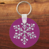 Crystal Snowflake Sleutelhanger (Voorkant)
