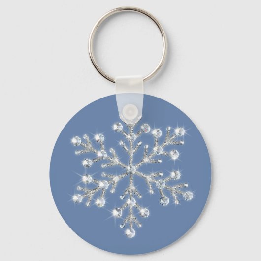 Crystal Snowflake Sleutelhanger (Voorkant)