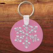 Crystal Snowflake Sleutelhanger (Voorkant)