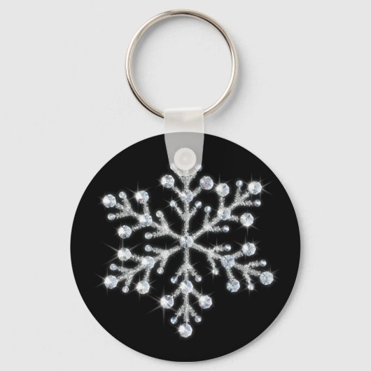 Crystal Snowflake Sleutelhanger (Voorkant)