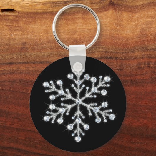 Crystal Snowflake Sleutelhanger (Voorkant)