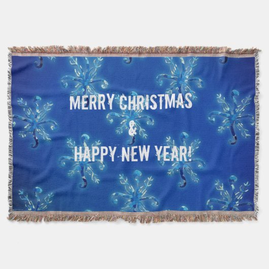 Crystal Snowflakes Deken (Voorkant)